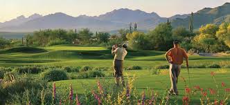 image of golfer in Arizona